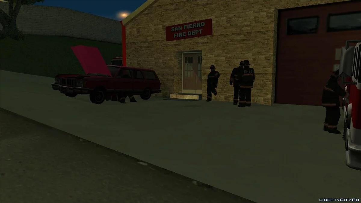 Оживление пожарной части в Сан-Фиерро V 2.0 Final / GTA San Andreas