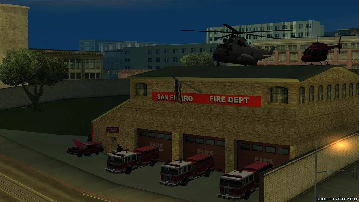 Оживление пожарной части в Сан-Фиерро V 2.0 Final / GTA San Andreas