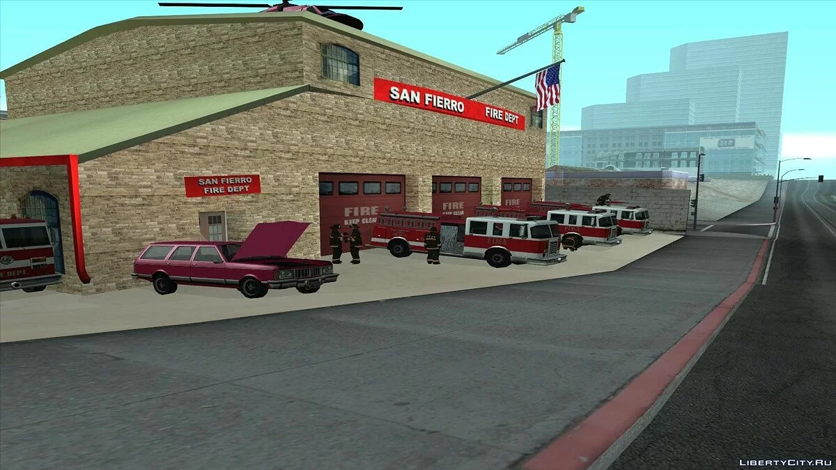 Оживление пожарной части в Сан-Фиерро Final V 1.5 / GTA San Andreas