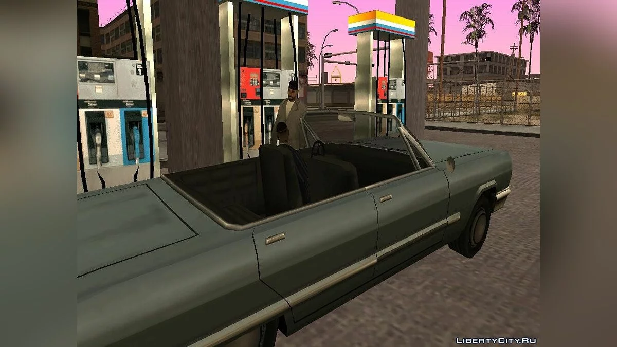 Оживлённая заправка в Лос Сантос V 2.0 / GTA San Andreas