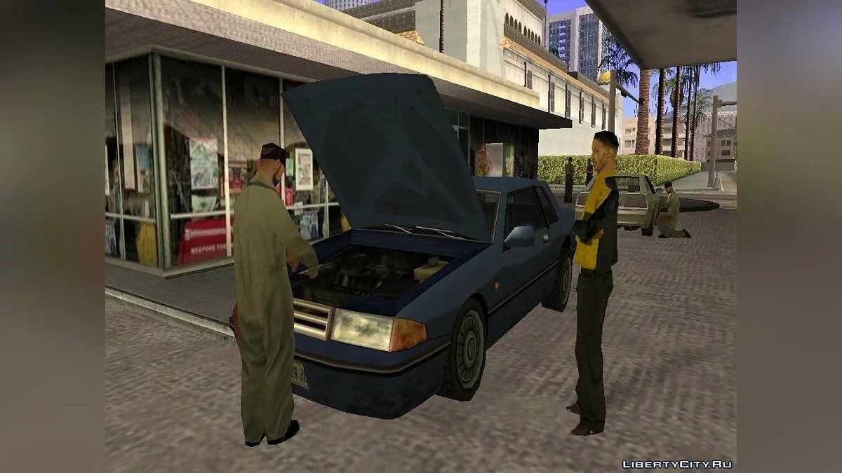Оживлённая заправка в Лос Сантос V 2.0 / GTA San Andreas