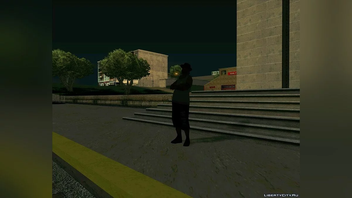 Оживлённый железнодорожный вокзал в Сан Фиерро / GTA San Andreas