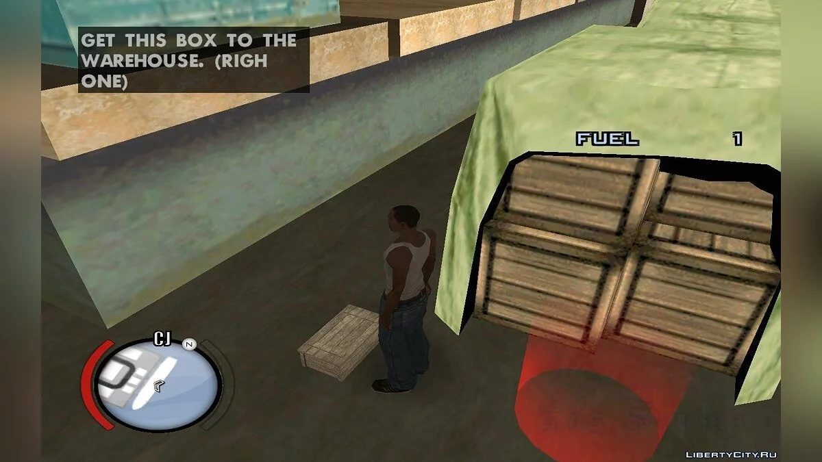 Работа грузчика в порту / GTA San Andreas