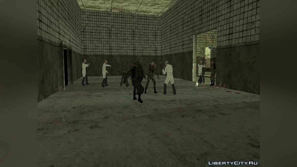 Вход в здание Zombotech 2V / GTA San Andreas