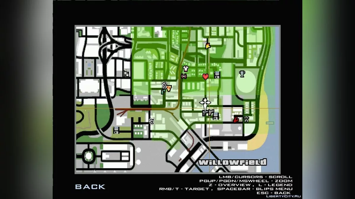 Оживлённый магазин Ammu-Nation в районе Willowfield / GTA San Andreas