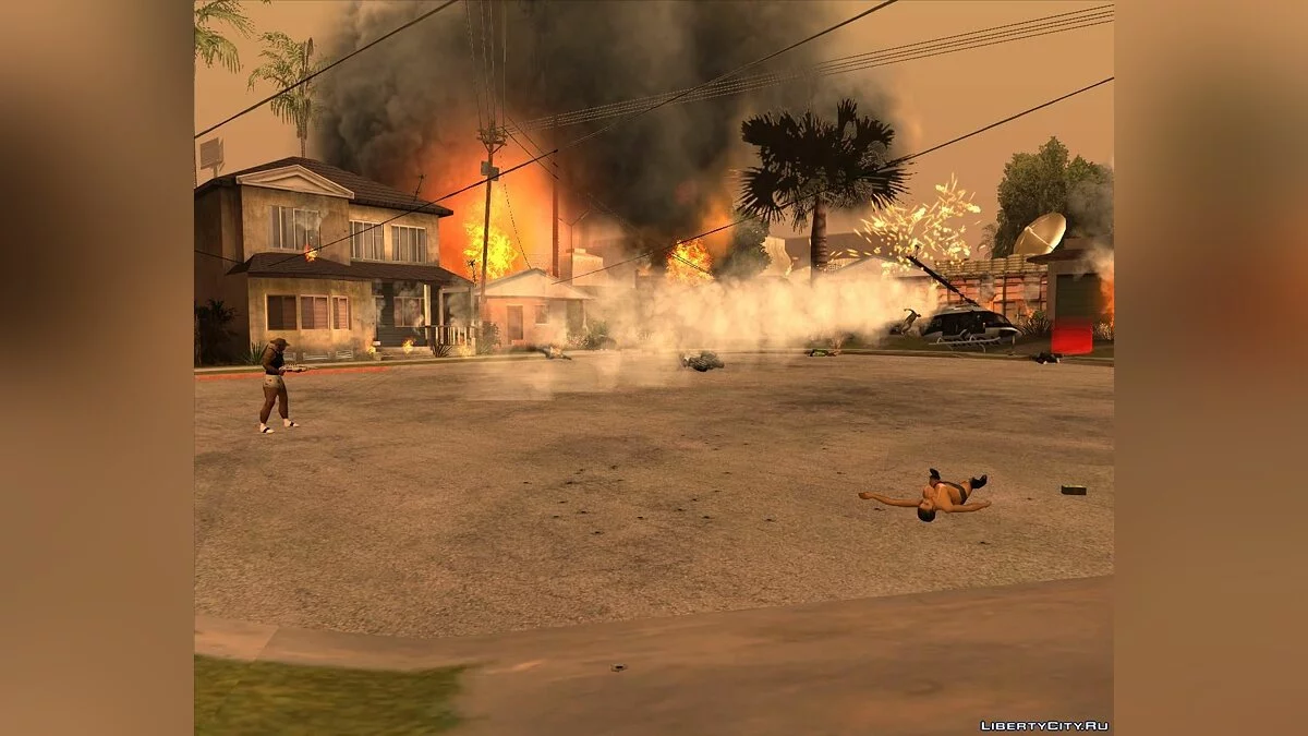Grenade Fire Weapon / GTA San Andreas