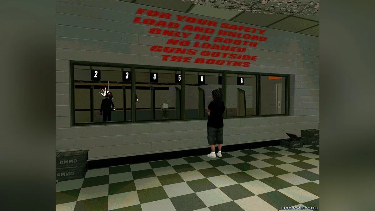 Оживлённый магазин Ammu-Nation v2 / GTA San Andreas