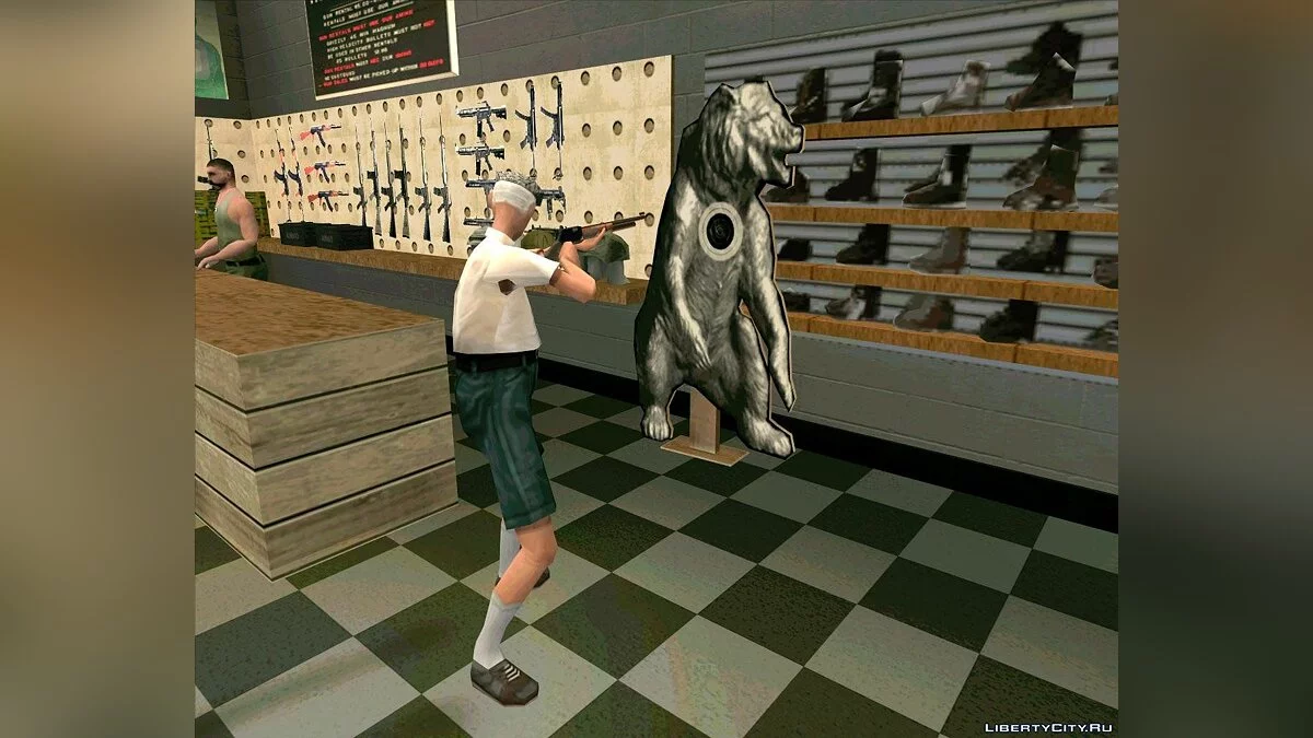 Оживлённый магазин Ammu-Nation v2 / GTA San Andreas