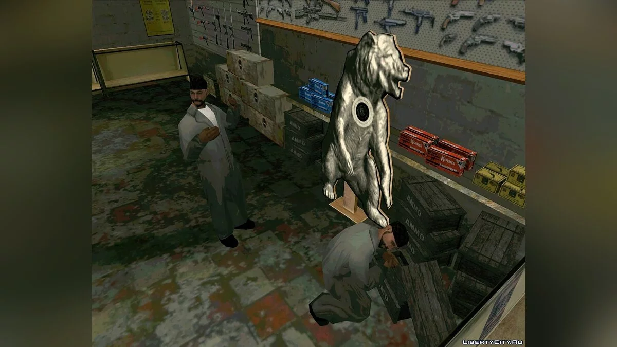 Оживлённый магазин Ammu-Nation v3 / GTA San Andreas