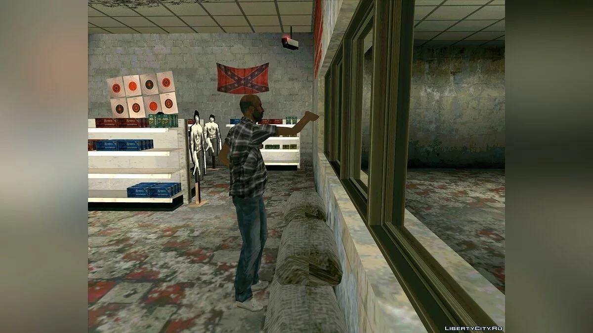 Оживлённый магазин Ammu-Nation v3 / GTA San Andreas
