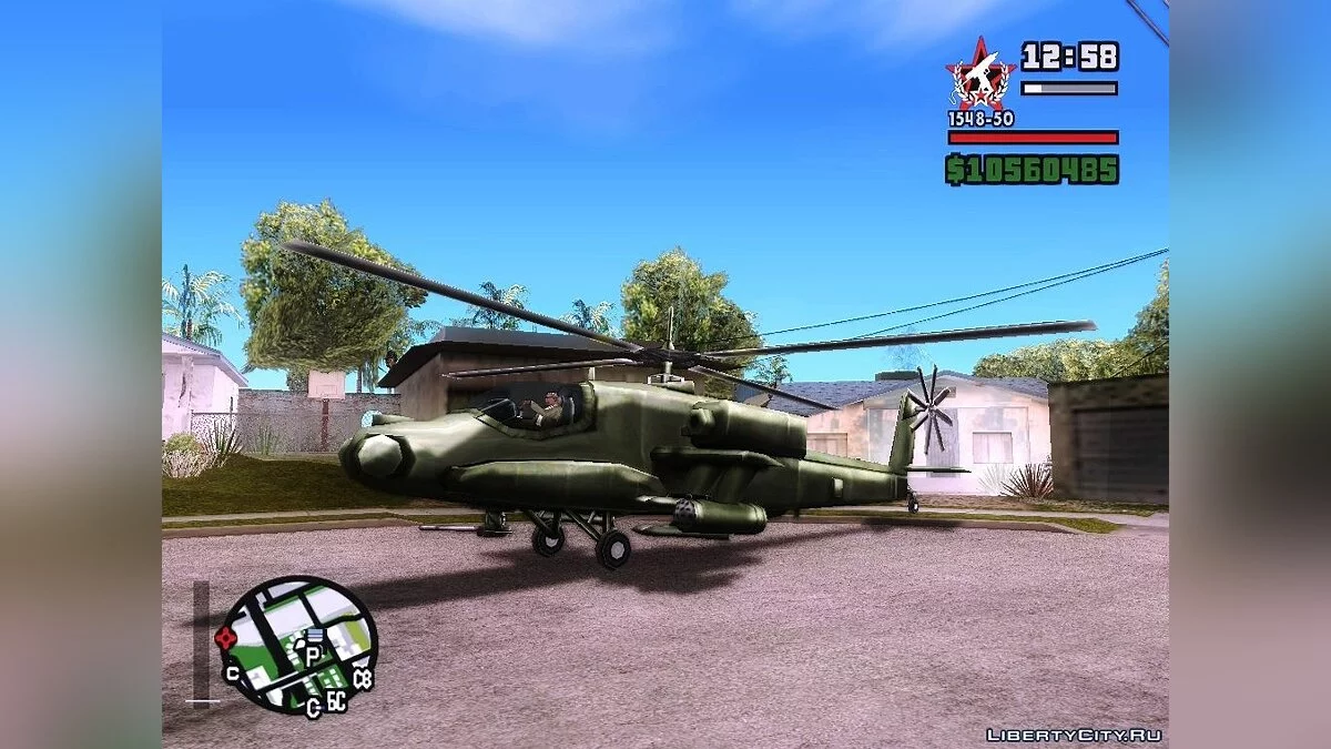 Плавное движение вертолетов / GTA San Andreas