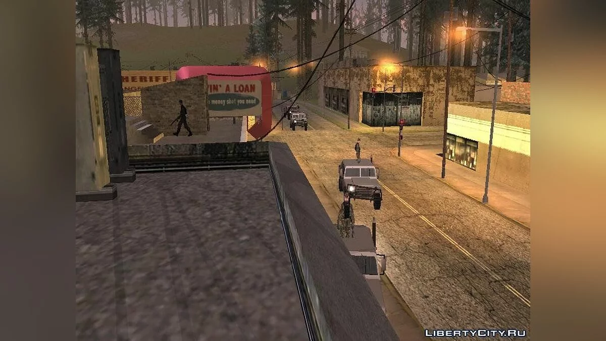 Военные VS CJ / GTA San Andreas