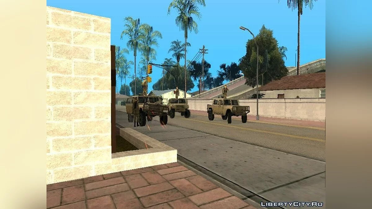 Военные VS CJ / GTA San Andreas