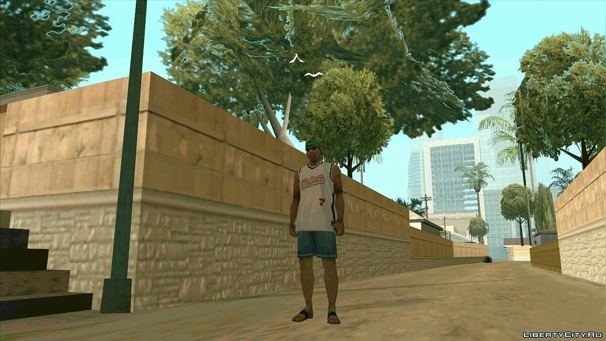 CJ одет по-летнему (для конкурса \"Гамазавр\") / GTA San Andreas