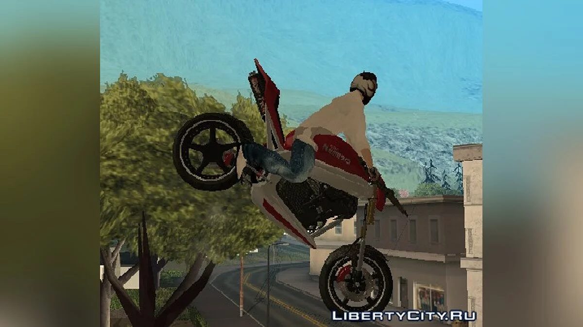 CLEO скрипт \"Прыжок на мотоцикле\" / GTA San Andreas