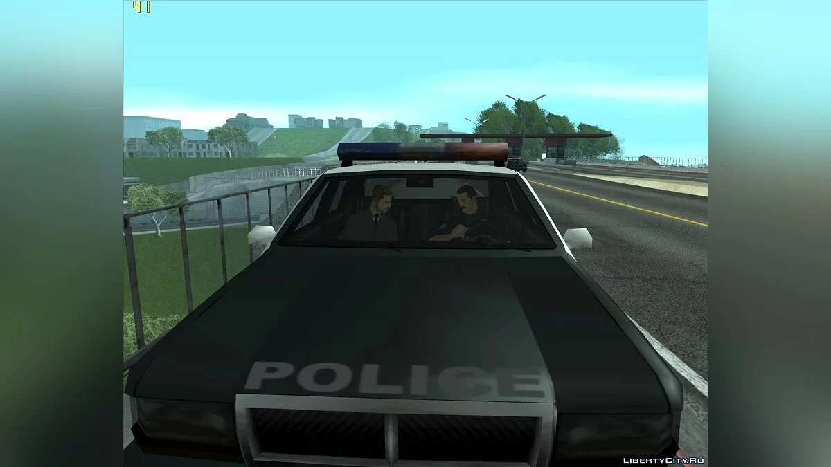 ГАИшник на мосту Гант v3 / GTA San Andreas
