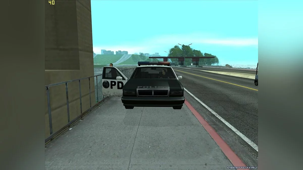 ГАИшник на мосту Гант v3 / GTA San Andreas
