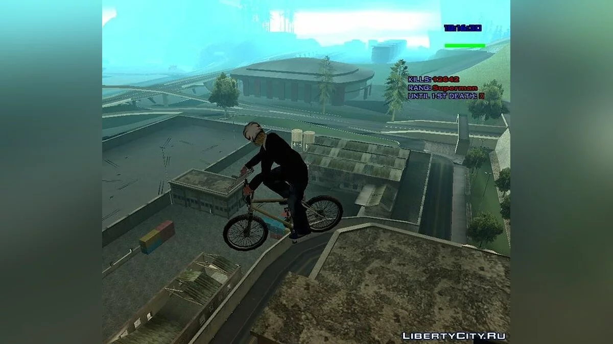 Прыжок на байке (возможность с сервера LCO) / GTA San Andreas