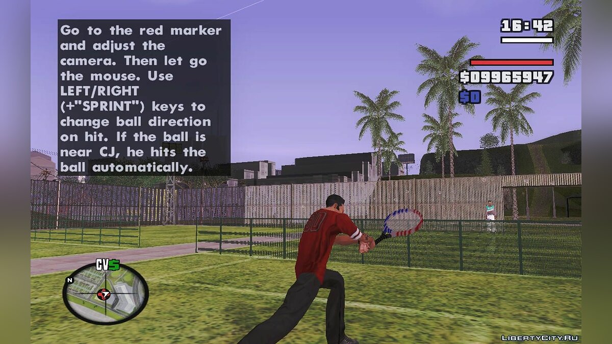 Скачать San Andreas Tennis для GTA San Andreas