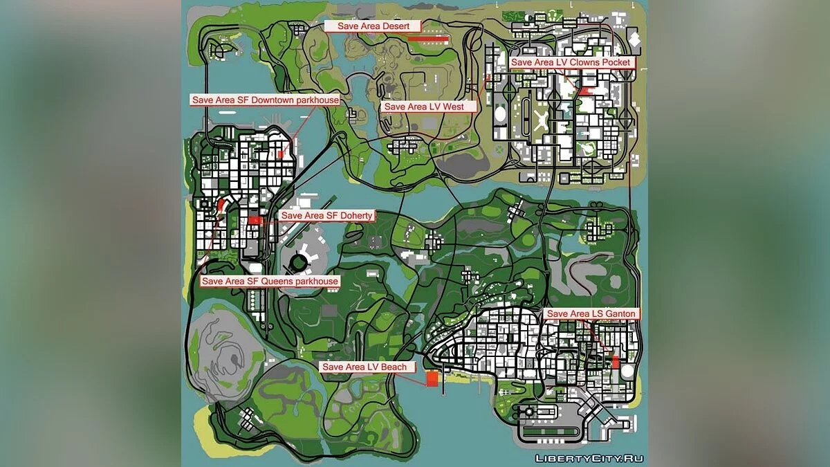 SAVE 256 Cars / GTA San Andreas