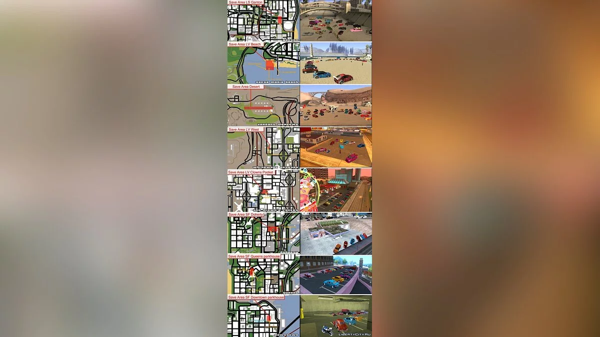 SAVE 256 Cars / GTA San Andreas