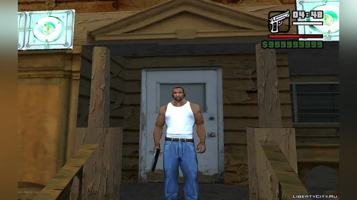 Все оружие у игрока с собой 1.0 / GTA San Andreas