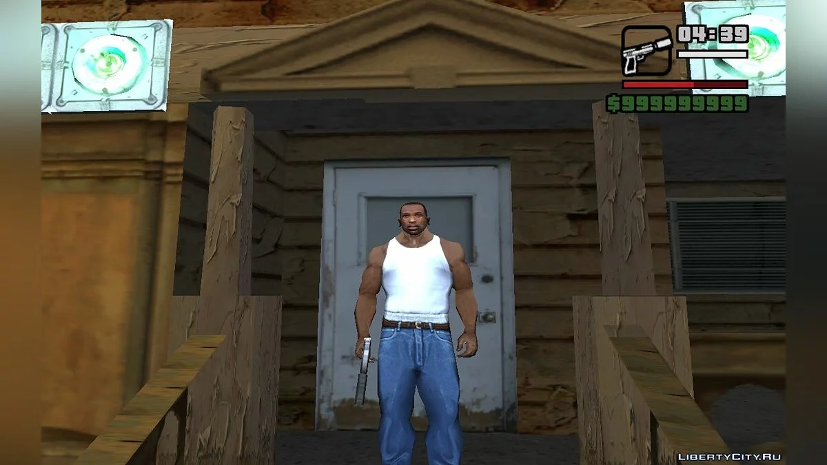 Все оружие у игрока с собой 1.0 / GTA San Andreas