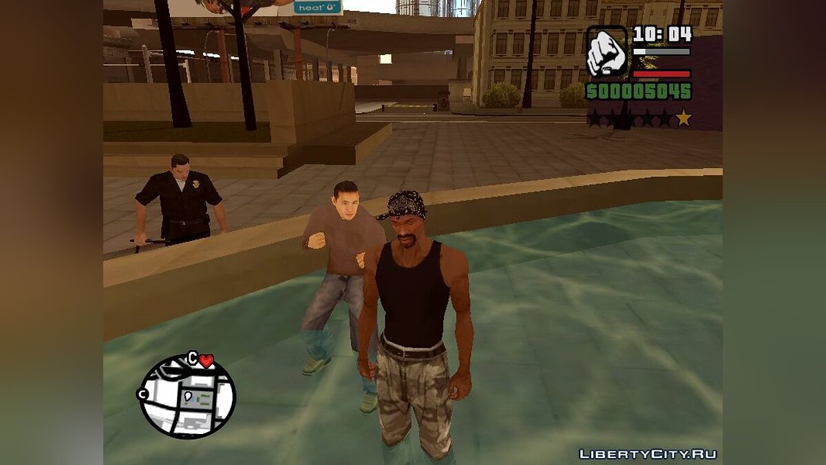 Скачать Звезда розыска за мелкое хулиганство для GTA San Andreas