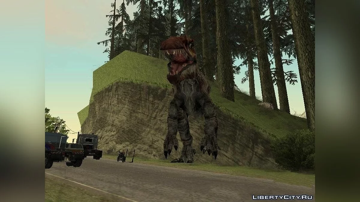 Dinosaurs Attack / GTA San Andreas
