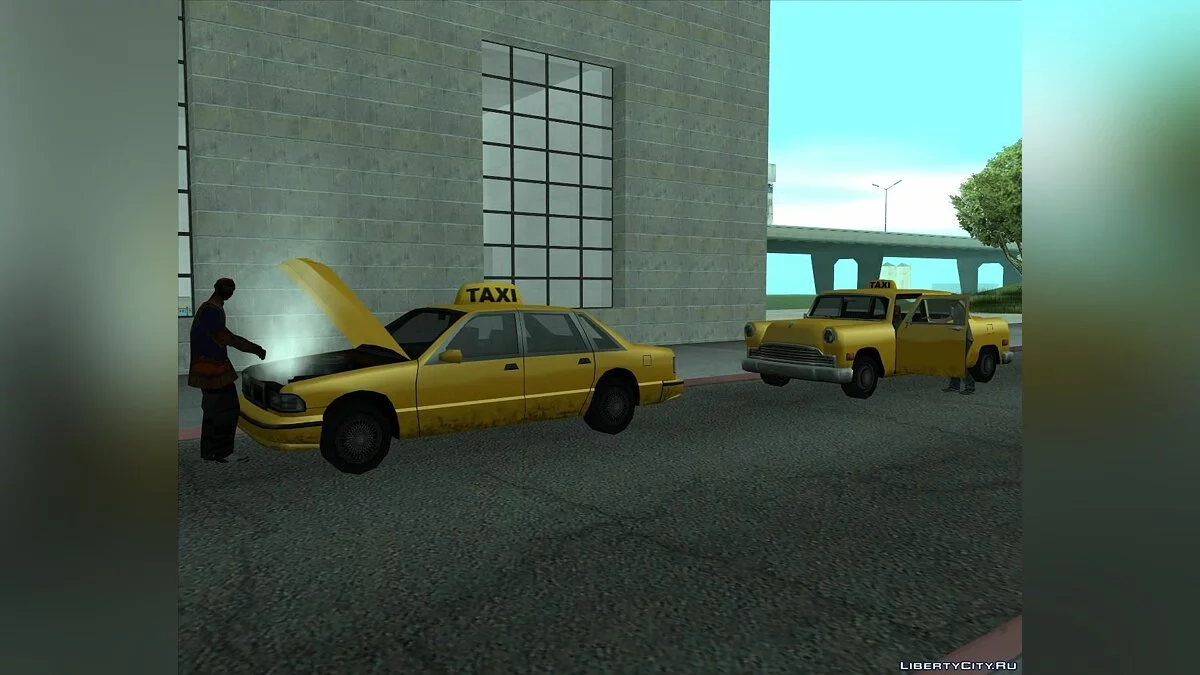 Оживлённый железнодорожный вокзал в Сан Фиерро v2 / GTA San Andreas