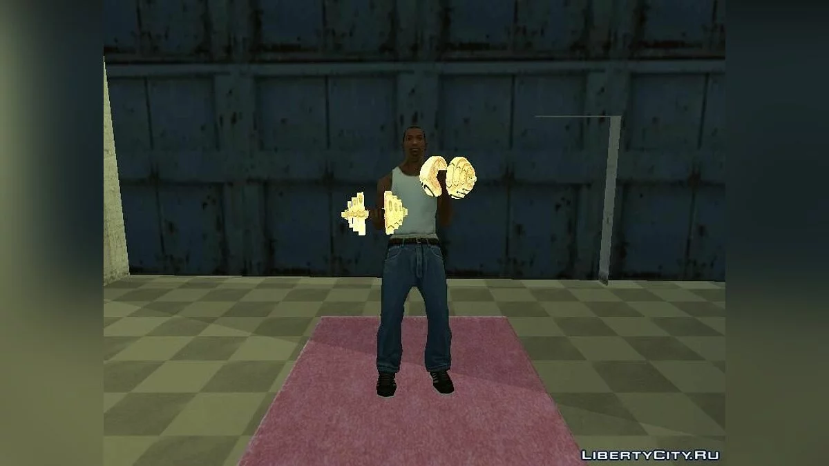 Подпольный спортзал в доме CJ 1.0 / GTA San Andreas