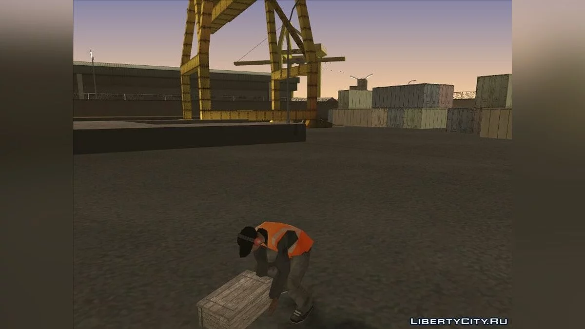 Работа грузчиком (из мода The Perfect CJ) / GTA San Andreas