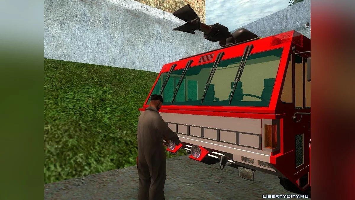 Реалистичная пожарная станция в СФ V2.0 / GTA San Andreas