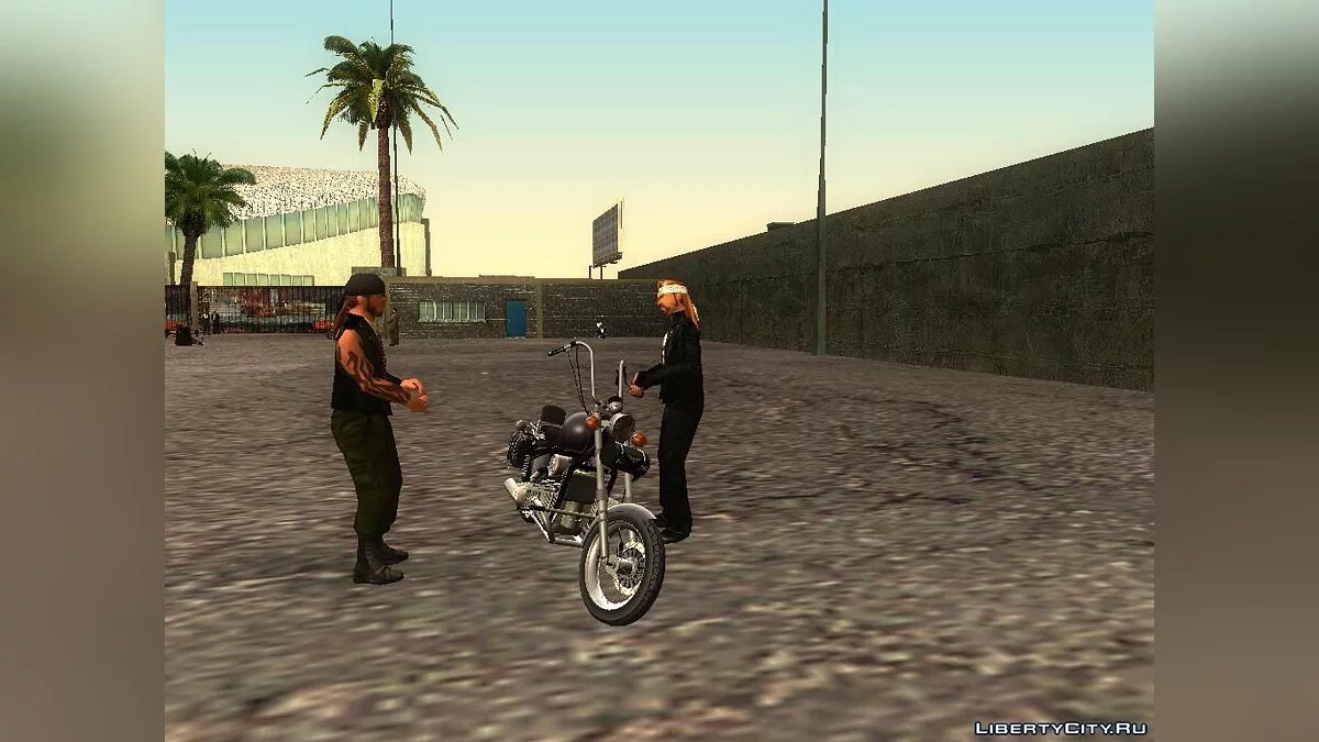 Реалистичная школа байкеров V1.0 / GTA San Andreas