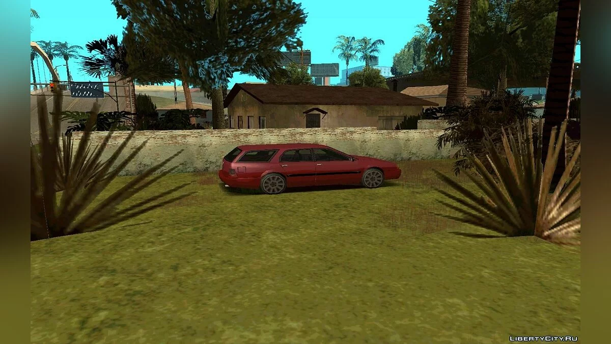 Спортивные машины возле Грув Стрит / GTA San Andreas