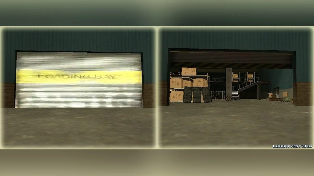 Вход на фабрику / GTA San Andreas