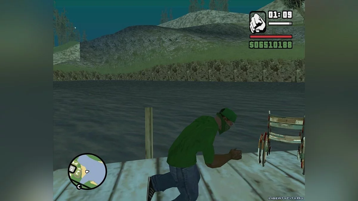 Возможность нырять на пляже в Паломино Крик / GTA San Andreas