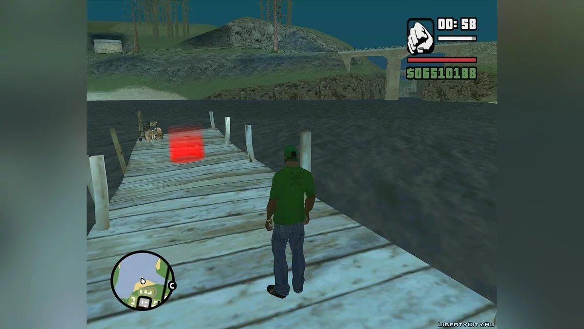 Возможность нырять на пляже в Паломино Крик / GTA San Andreas