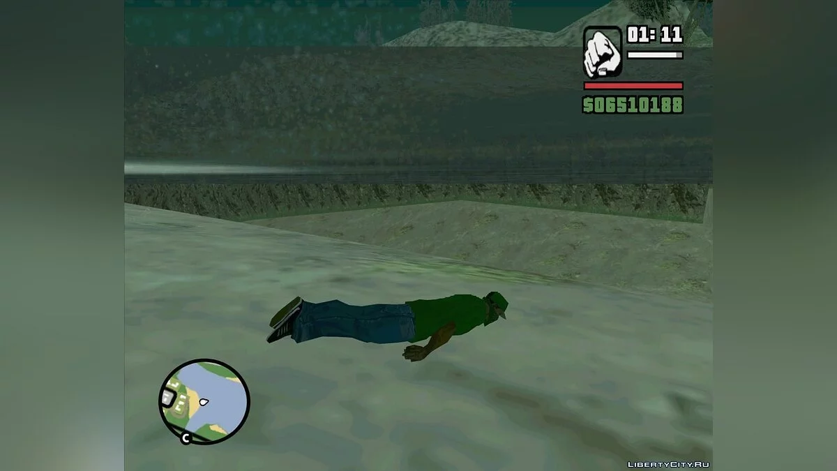 Возможность нырять на пляже в Паломино Крик / GTA San Andreas