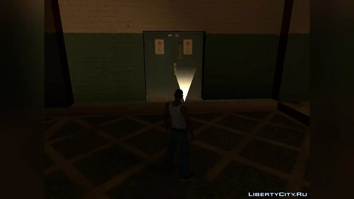 Запасной выход из LSPD / GTA San Andreas