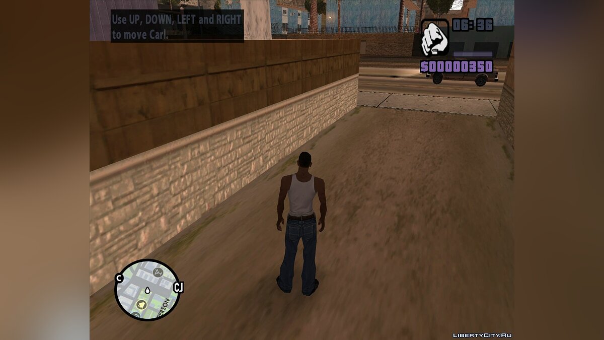 Скачать Violet color text для GTA San Andreas