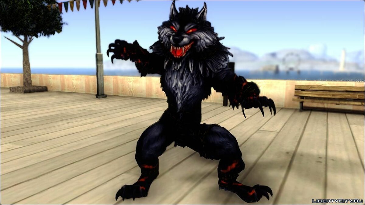 Скачать Werewolf Transformation V1.0 для GTA San Andreas