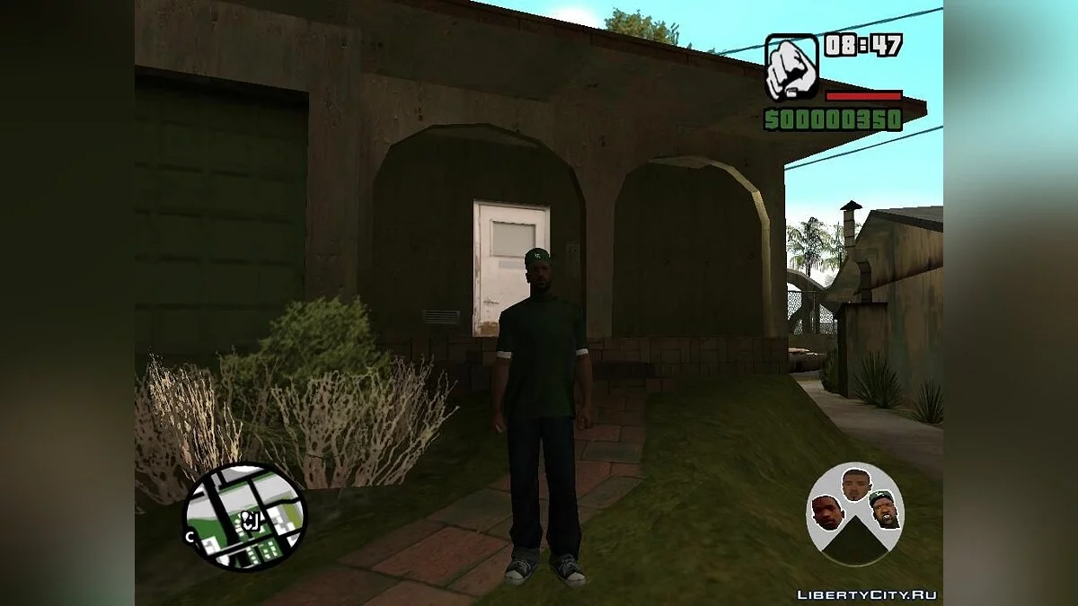 Переключение персонажей как в GTA V версия 2.0 / GTA San Andreas