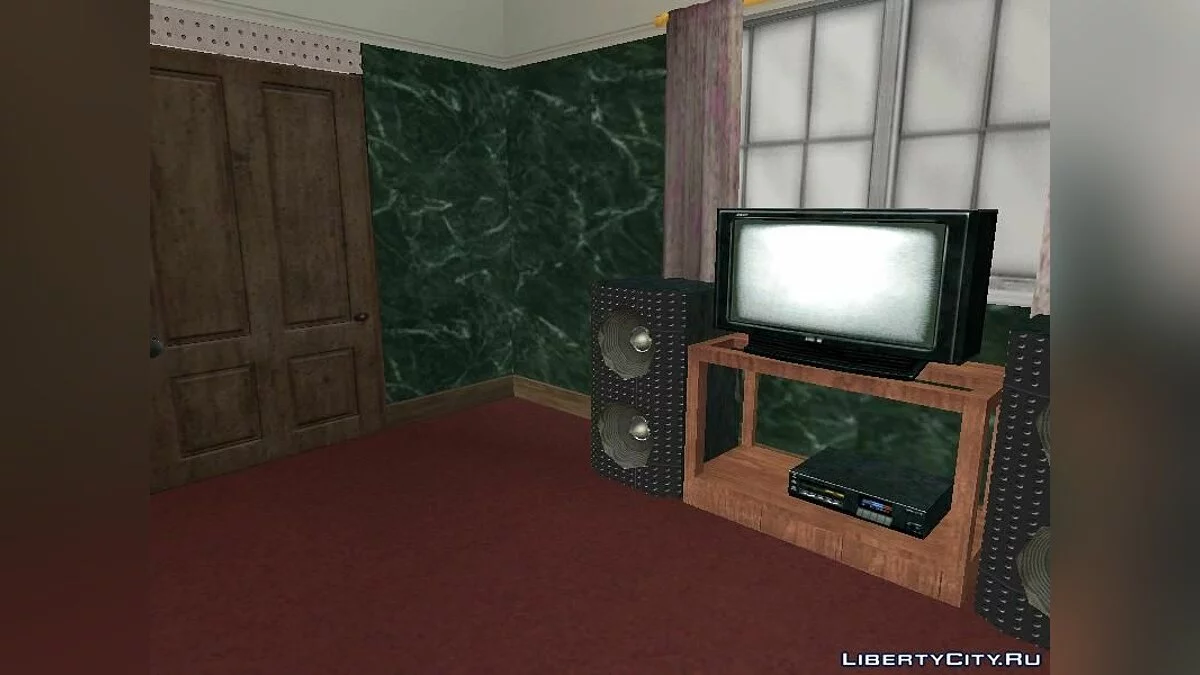 Новый интерьер и проститутка в доме CJ / GTA San Andreas