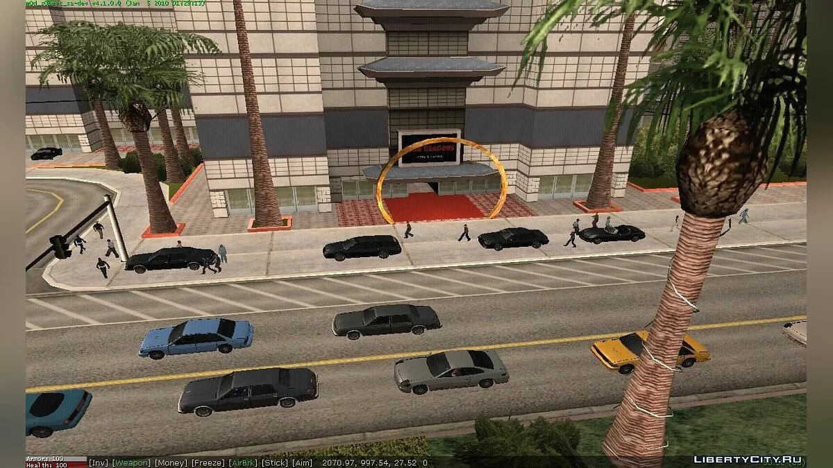 Припаркованные ганстерские тачки / GTA San Andreas