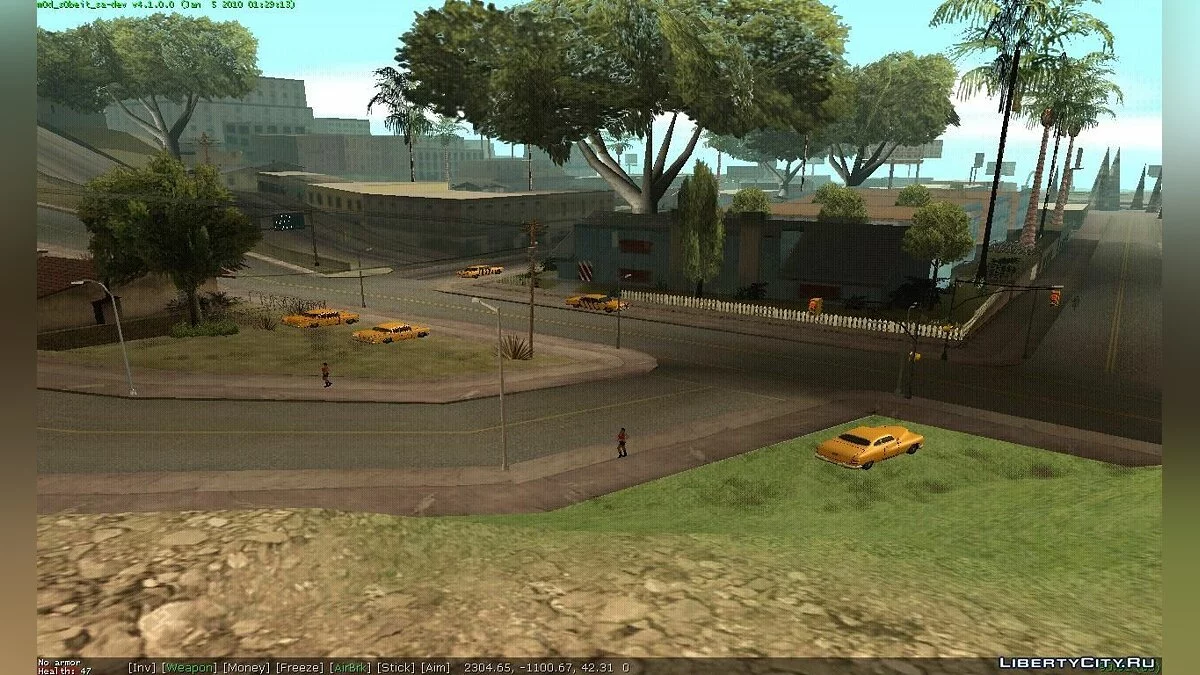 Припаркованные ганстерские тачки / GTA San Andreas