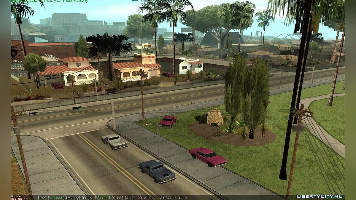 Припаркованные ганстерские тачки / GTA San Andreas