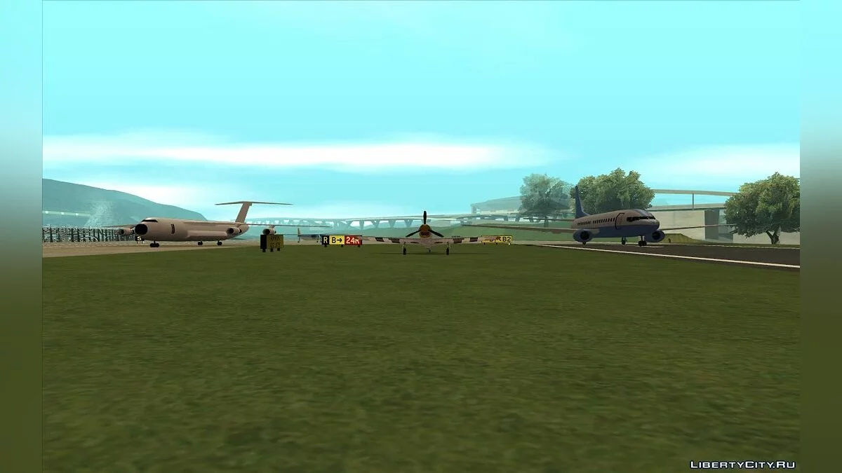 Real airport Сан Фиерро 0.1 beta / GTA San Andreas