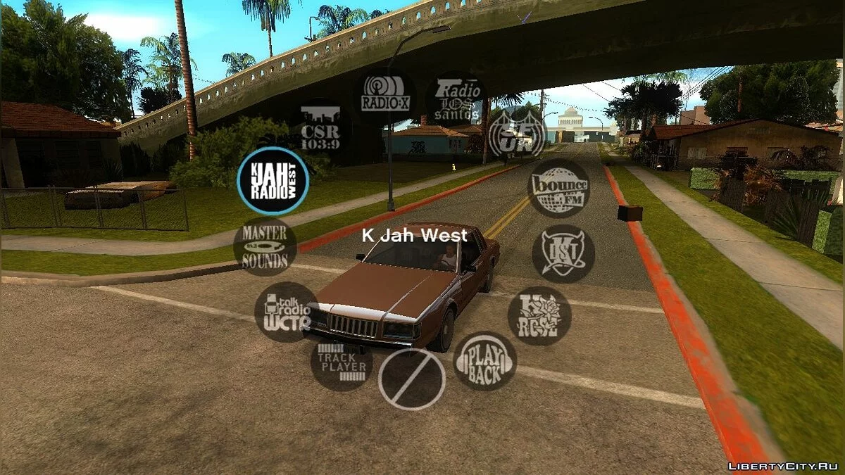 GTA 5 Radio Wheel HUD Mod By Gon_Iss / GTA San Andreas