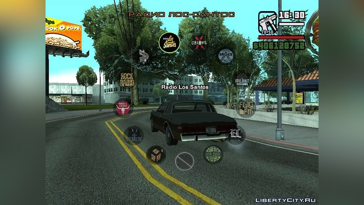 Скачать GTA V Radio HUD для GTA San Andreas